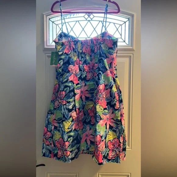 Lilly Pulitzer Easton Dress - Capri Soleli Size 16 - Picture 2 of 4